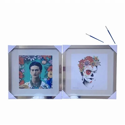 מסגרת לציור קנבס רב צבעוני